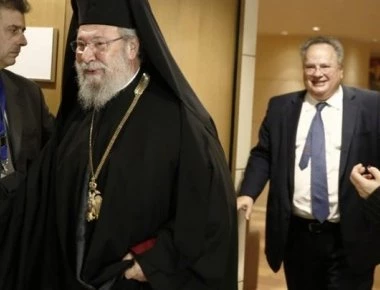 Κοτζιάς για τη συνάντηση με τον Αρχιεπίσκοπο Κύπρου: «Συμφωνούμε ότι πρέπει να φύγουν τα κατοχικά στρατεύματα»